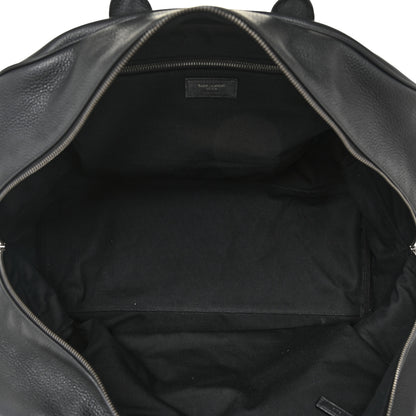 Saint Laurent Grained Calfskin Classic Duffle Black 4 of 10