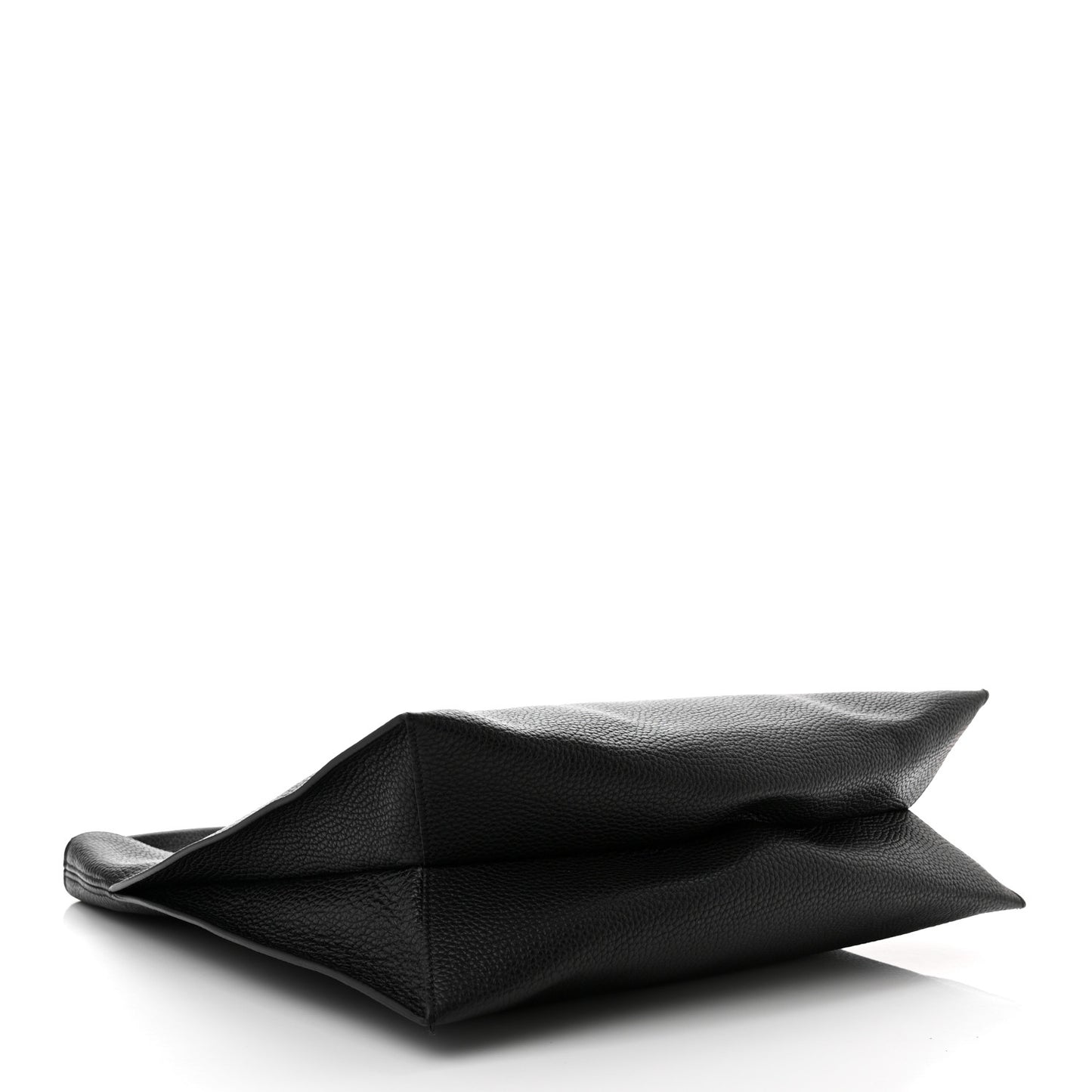 Pebbled Calfskin Large Alix Padlock Zip Hobo Bag Black