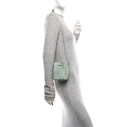 Bottega Veneta Nappa Maxi Intrecciato Mini Cassette Bucket Bag New Sauge 2 of 9