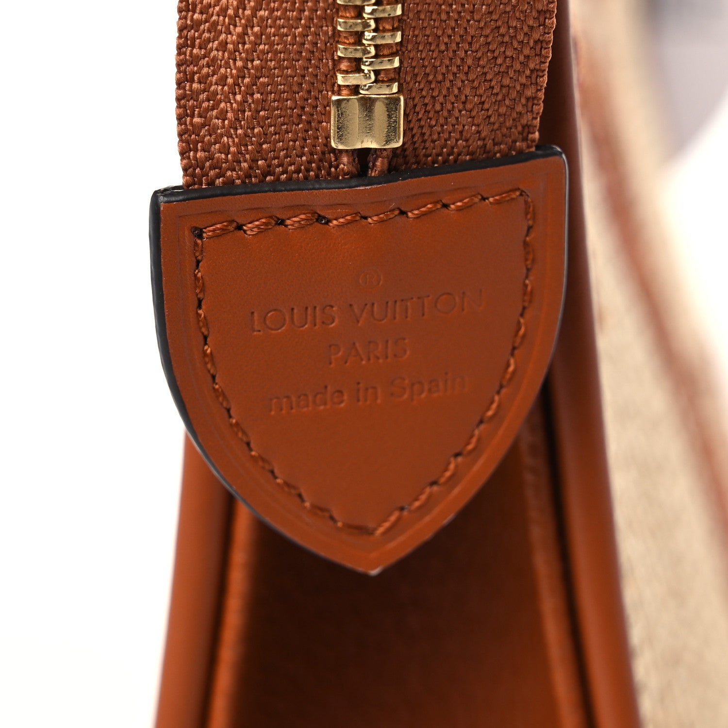 Louis Vuitton Raffia Monogram Giant Toiletry Pouch 26 Tan 6 of 6