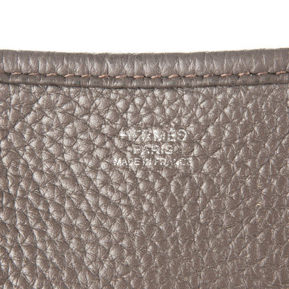 Hermes Taurillon Clemence Evelyne GM Etain 6 of 8