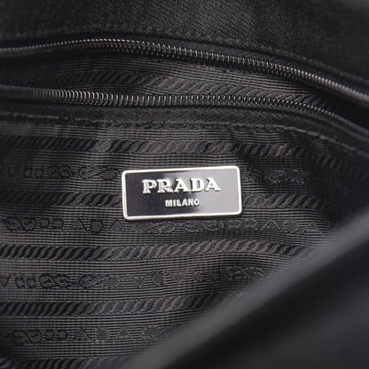 Prada Tessuto Nylon Messenger Bag Black 6 of 13