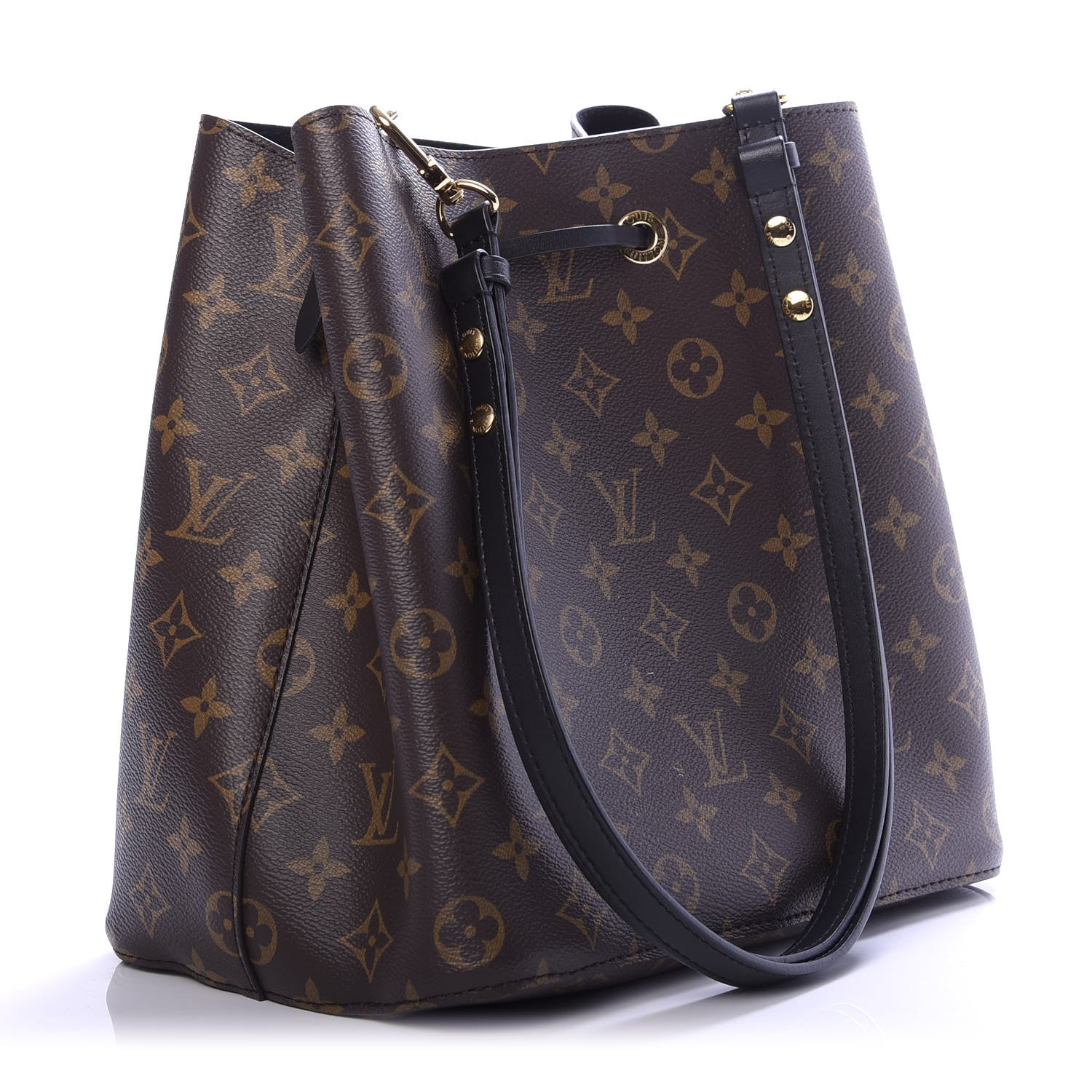 Louis Vuitton Monogram Neonoe MM Black 3 of 10