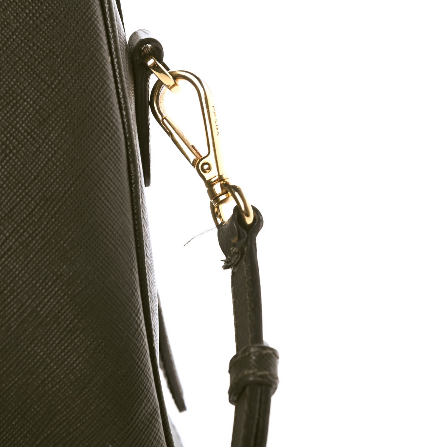 Prada Saffiano Lux Bowler Militare 17 of 19
