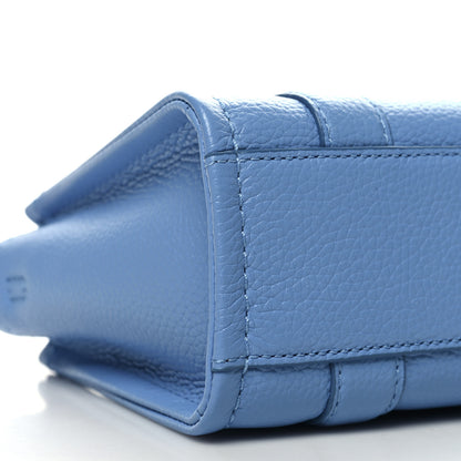 Marc Jacobs Grained Calfskin Mini The Tote Bag Spring Blue 8 of 9