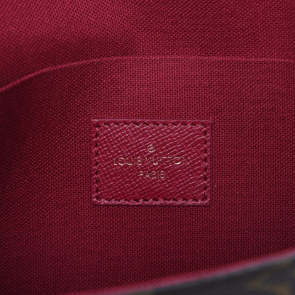 Louis Vuitton Monogram Pochette Felicie Chain Wallet Fuchsia 7 of 10