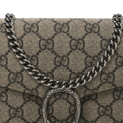 Gucci GG Supreme Monogram Mini Dionysus Chain Wallet Beige Taupe 8 of 13