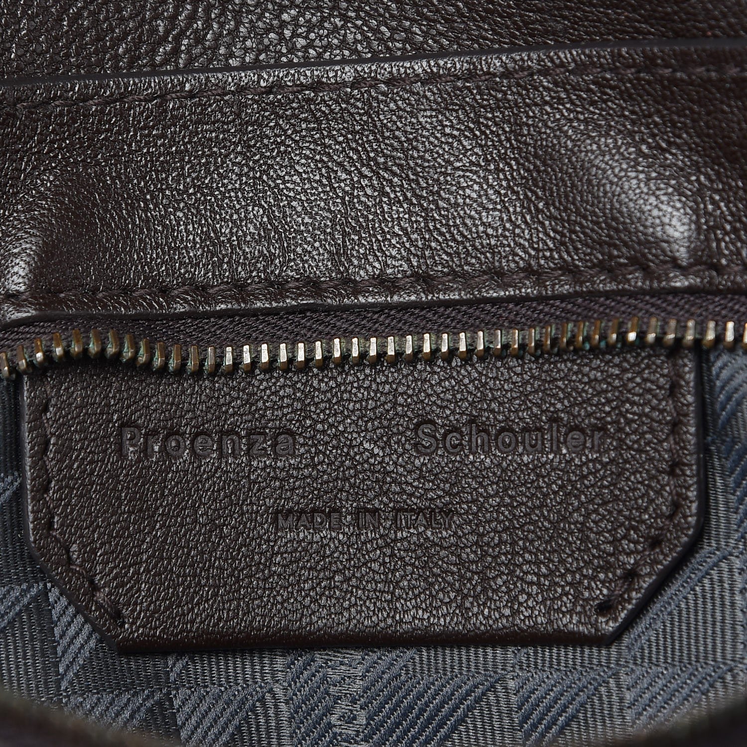 Proenza Schouler Lambskin Large PS1 Satchel Chocolate 5 of 6