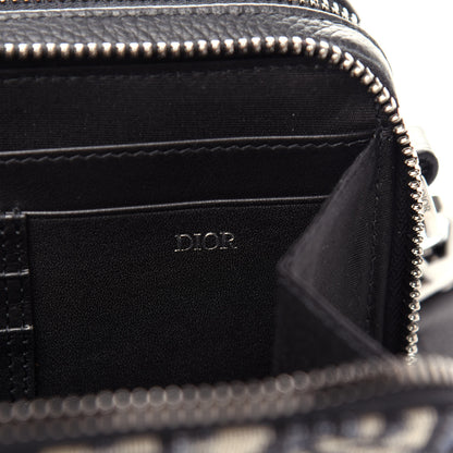 Christian Dior Oblique Pouch Navy Blue 7 of 12