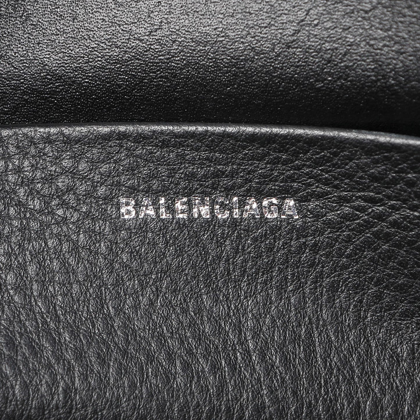 Calfskin Logo S Everyday Camera Bag Black