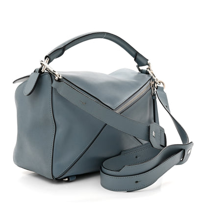 Loewe Calfskin Medium Puzzle Bag Stone Blue 3 of 21