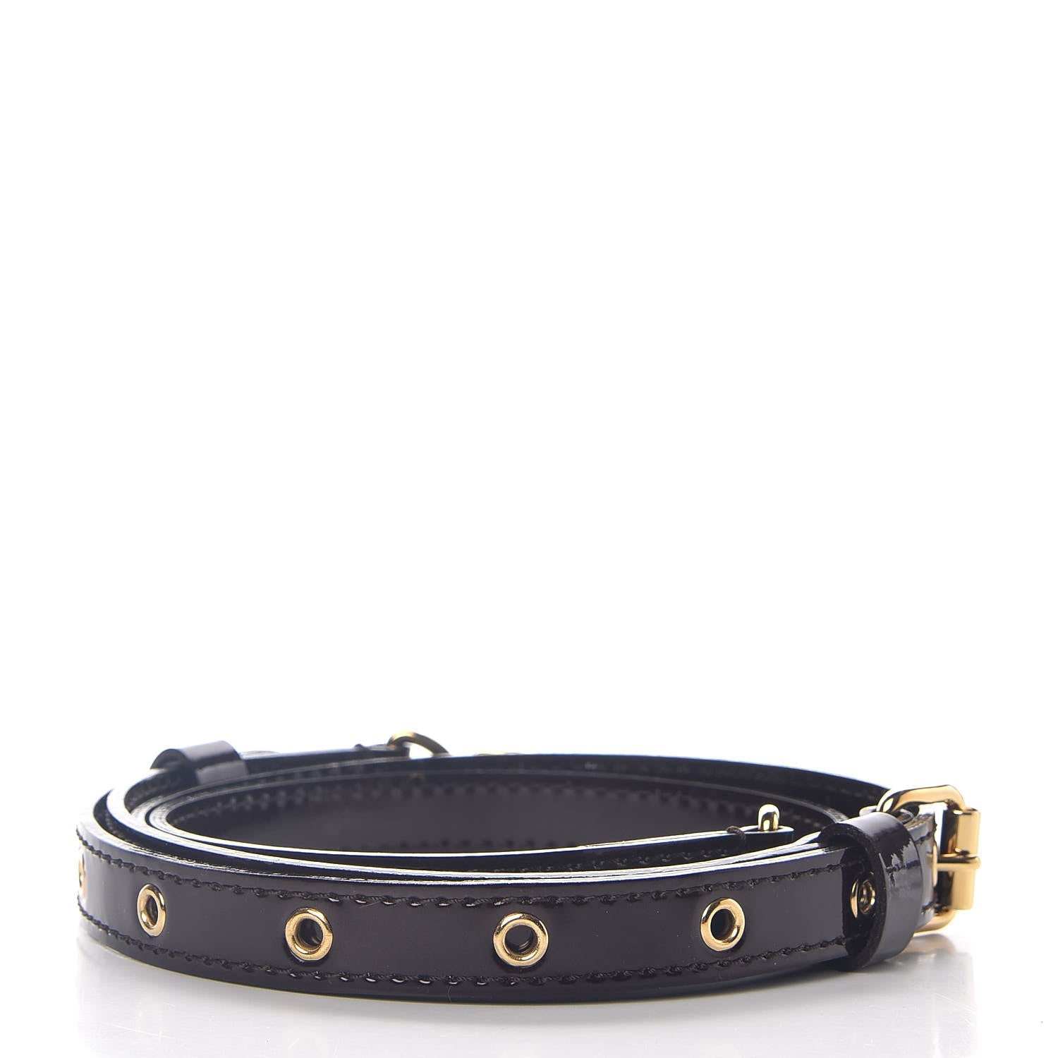 Louis Vuitton Patent 16mm Adjustable Shoulder Strap Amarante 2 of 3