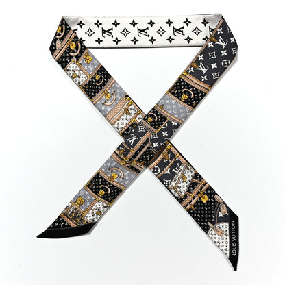 Louis Vuitton Silk Monogram Let's Go BB Bandeau Black 1 of 4