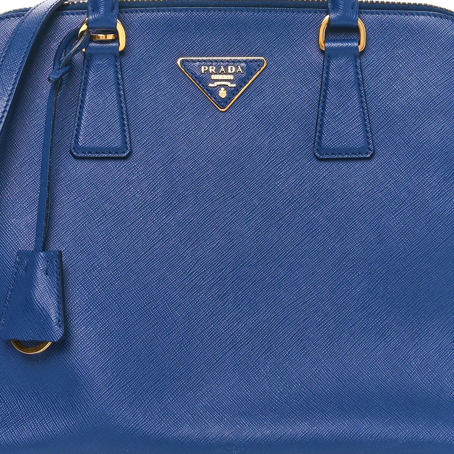 Saffiano Lux Medium Promenade Tote Bluette