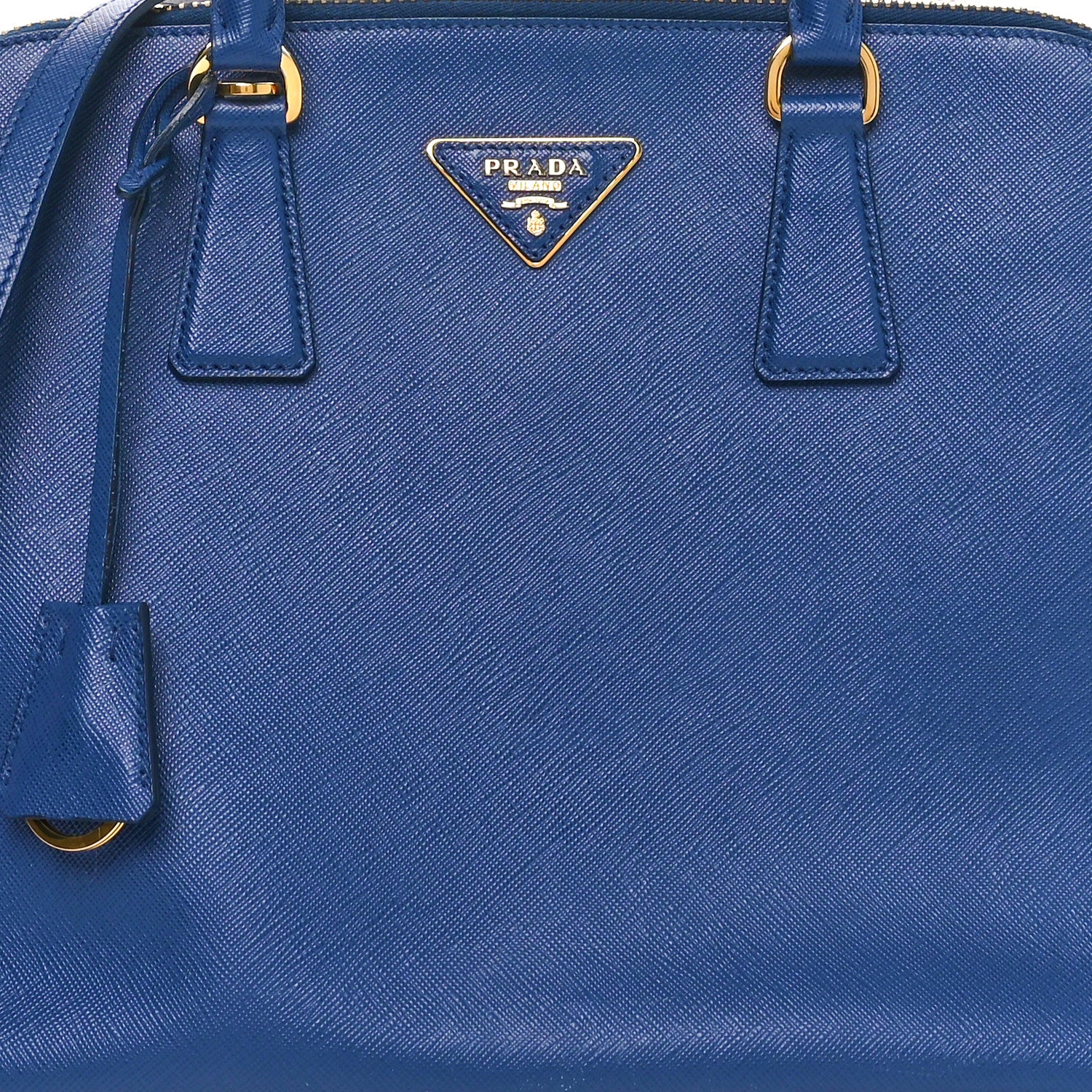 Prada Saffiano Lux Medium Promenade Tote Bluette 7 of 9
