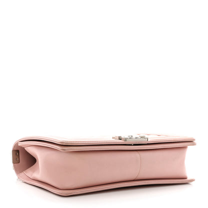 Chanel Lambskin Quilted New Medium Boy Flap Light Pink 4 of 14
