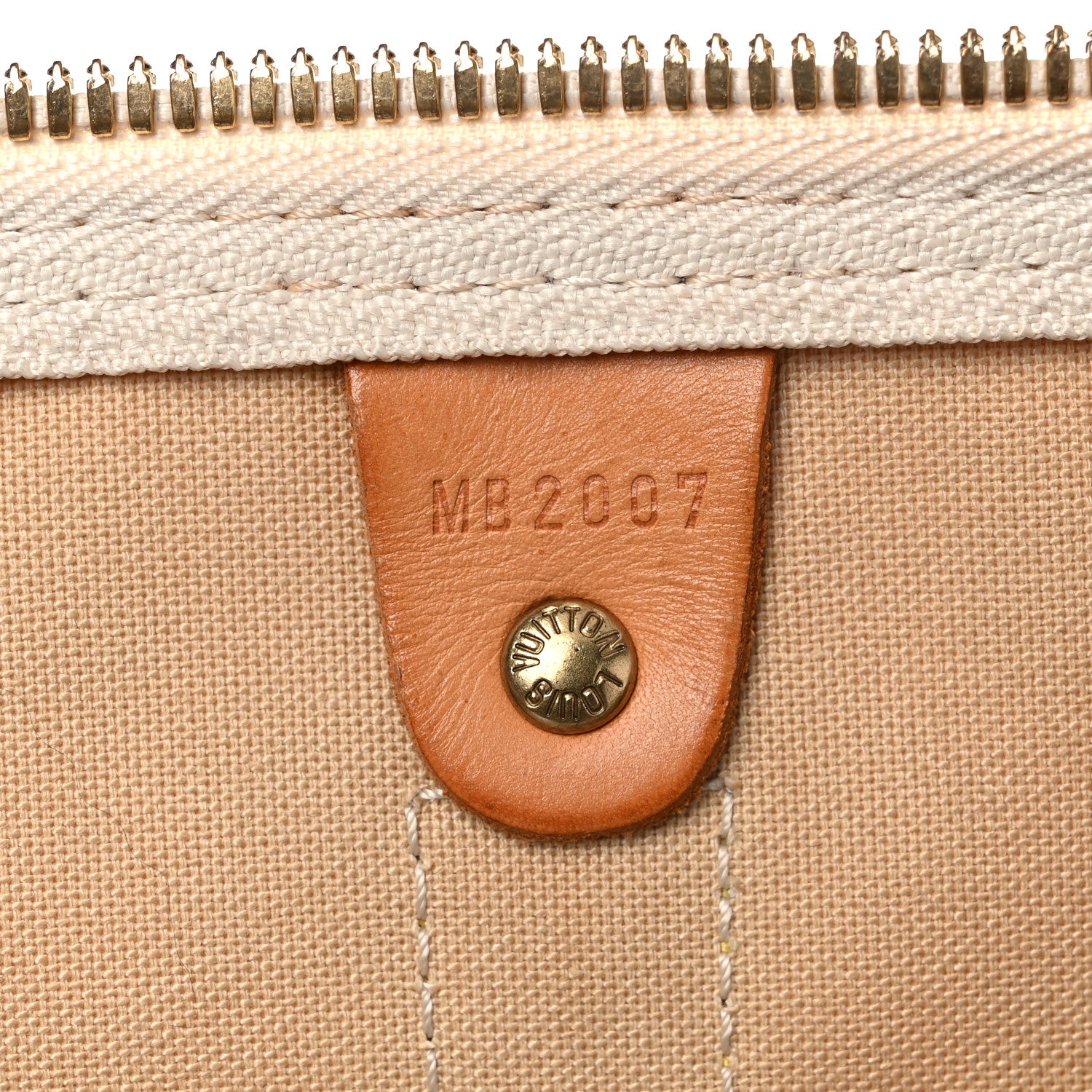 Louis Vuitton Damier Azur Keepall 50 6 of 35