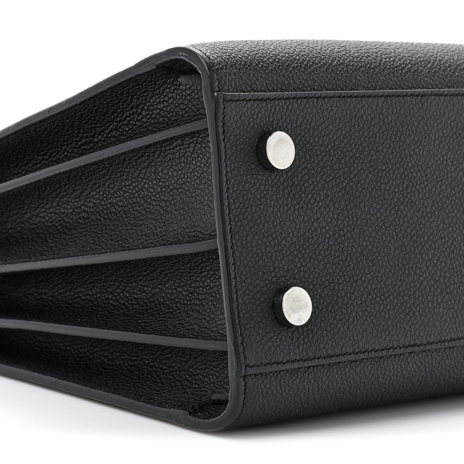 Saint Laurent SAINT LAURENT Grained Calfskin Baby Sac De Jour Black 11 of 19