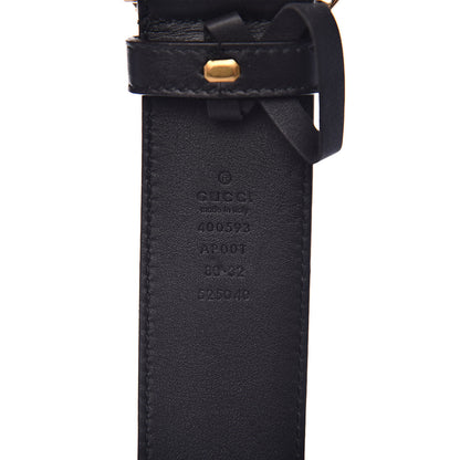 Gucci Calfskin Double G 40mm Belt 80 32 Black 4 of 7