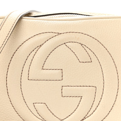 Gucci Pebbled Calfskin Small Soho Disco Bag Off White 8 of 15