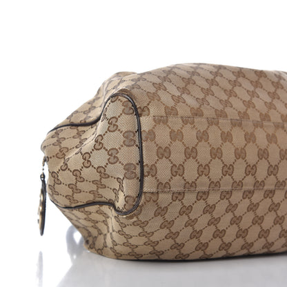 Gucci Monogram Medium Sukey Tote Dark Brown 12 of 14