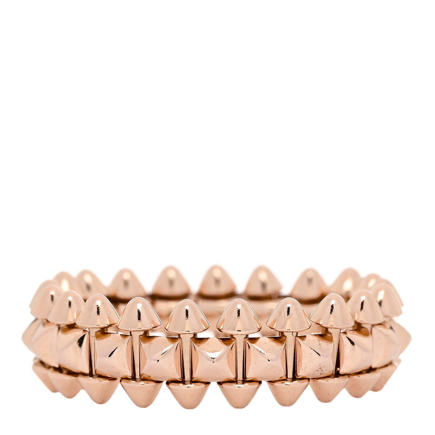 18K Pink Gold SM Clash De Cartier Ring 50 5.25