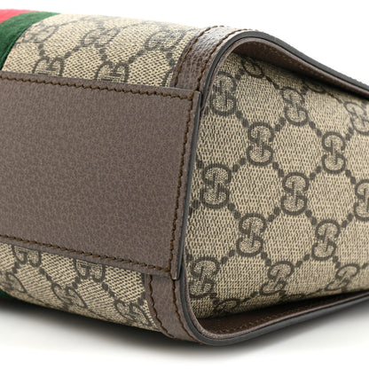 Gucci GG Supreme Monogram Small Ophidia Tote Bag Brown 8 of 14