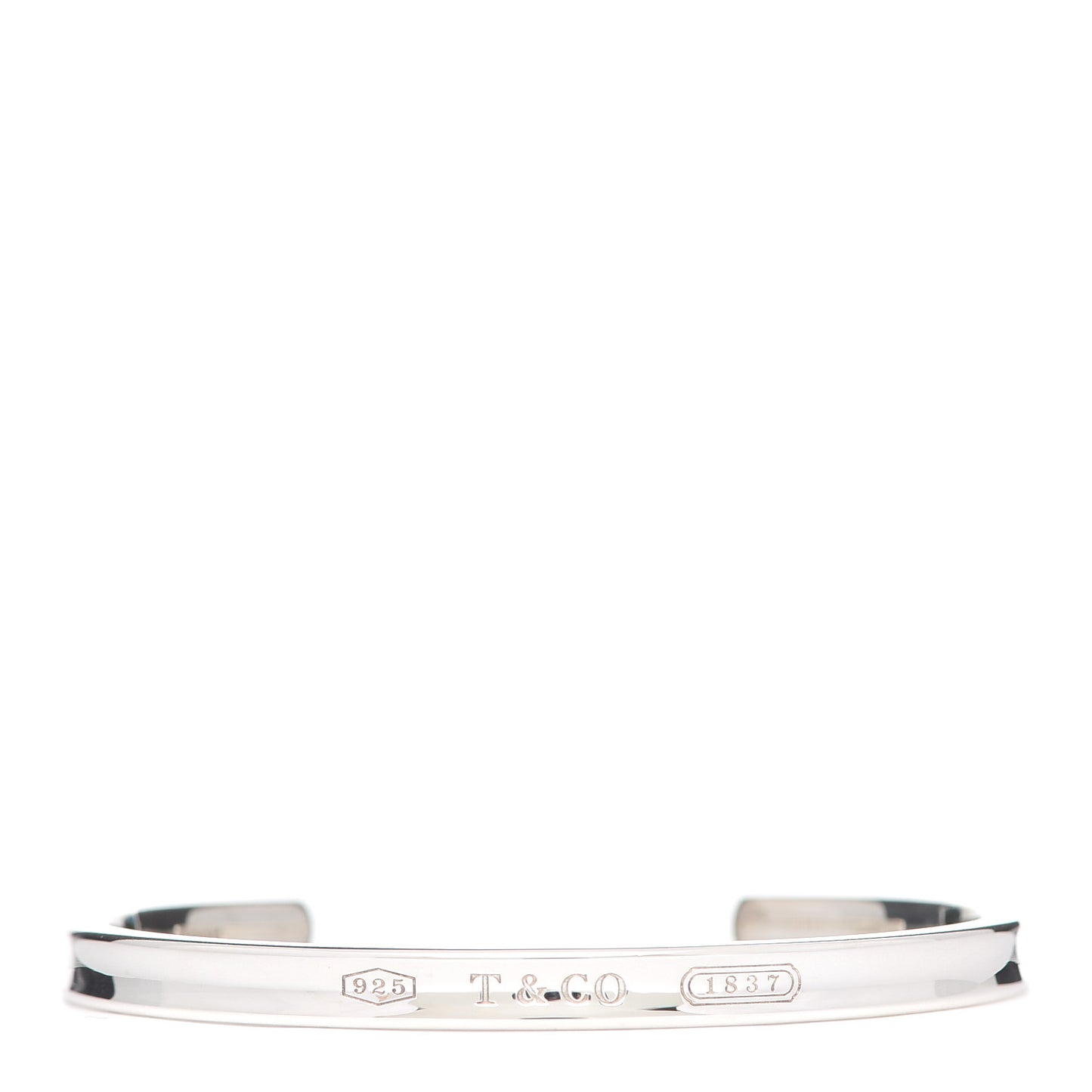 Sterling Silver Narrow 1837 Cuff Bracelet