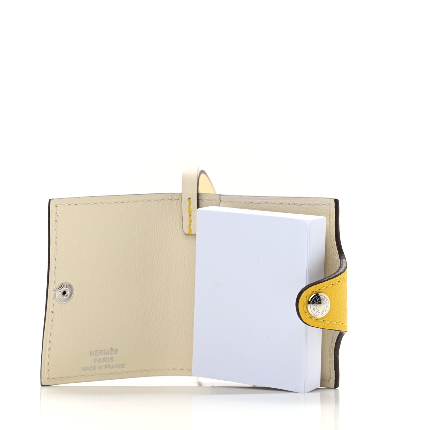 Evercolor Swift Verso Ulysse Nano Bag Charm Jaune de Naples Nata