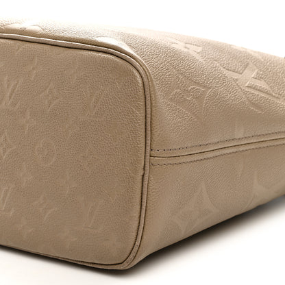 Louis Vuitton Empreinte Monogram Giant Neverfull MM Tourterelle 10 of 10