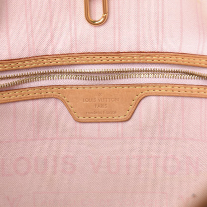 Louis Vuitton Damier Azur Neo Neverfull MM Rose Ballerine 6 of 20