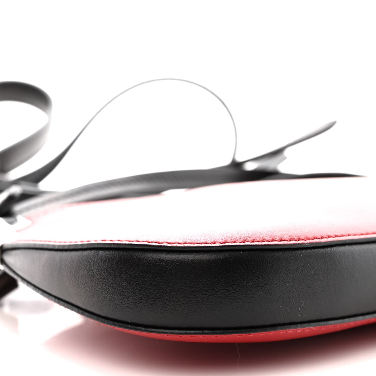 City Calfskin Sidonie Crossbody Bag Rosso Black