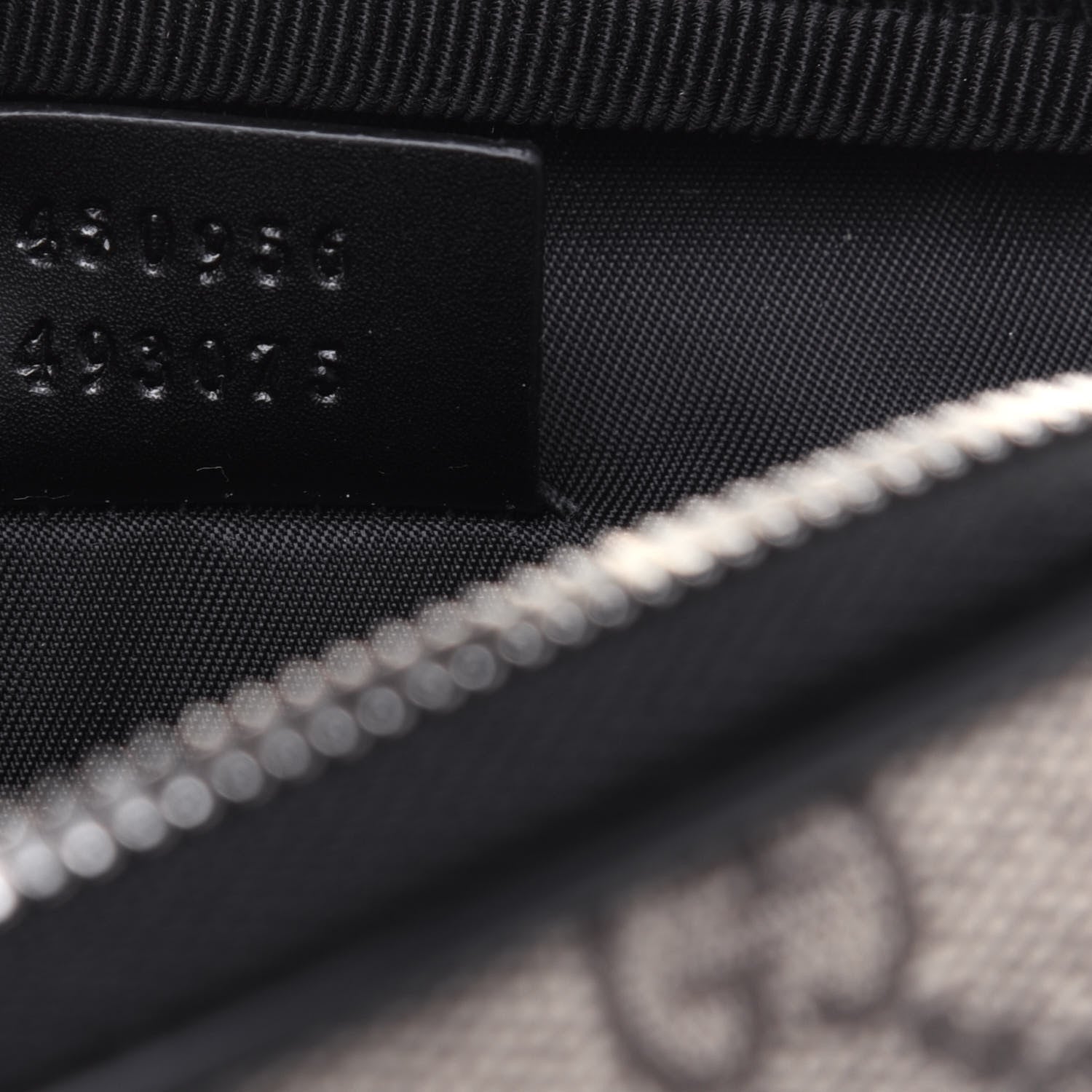 Gucci GG Supreme Monogram Web Belt Bag Black 8 of 15