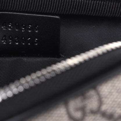 Gucci GG Supreme Monogram Web Belt Bag Black 8 of 15