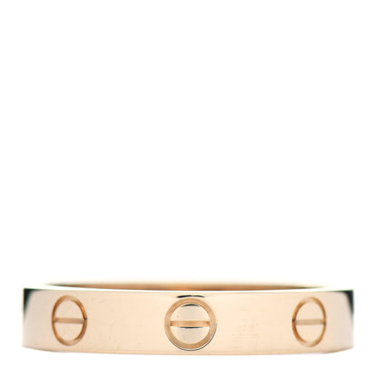 Cartier 18K Yellow Gold 3.5mm LOVE Wedding Band Ring 54 6.75 1 of 5