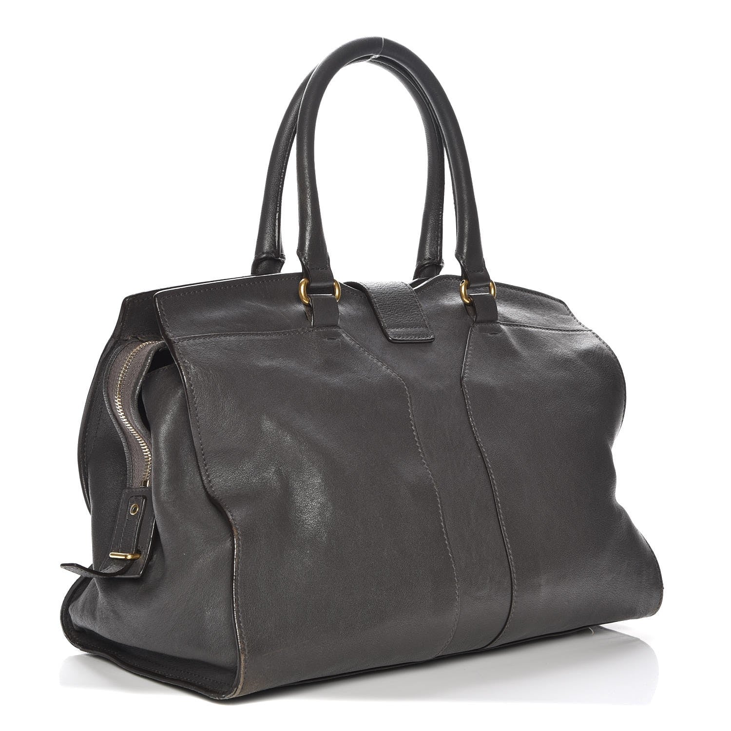 Saint Laurent Sheepskin Medium Cabas ChYc Light Seppia 3 of 11