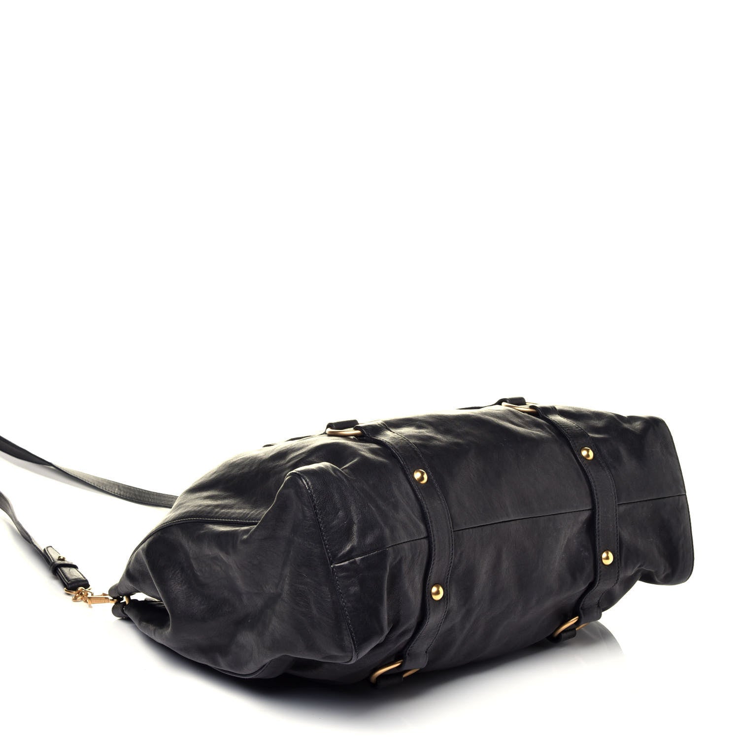 Miu Miu Nappa Spring Tote Black 5 of 10