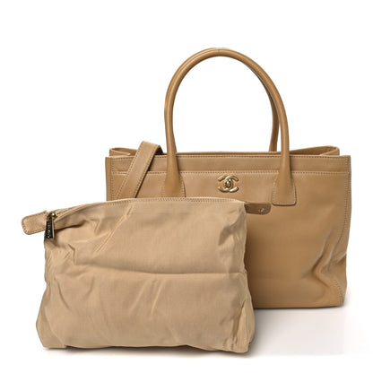Chanel Calfskin Cerf Executive Shopper Tote Beige 3 of 13