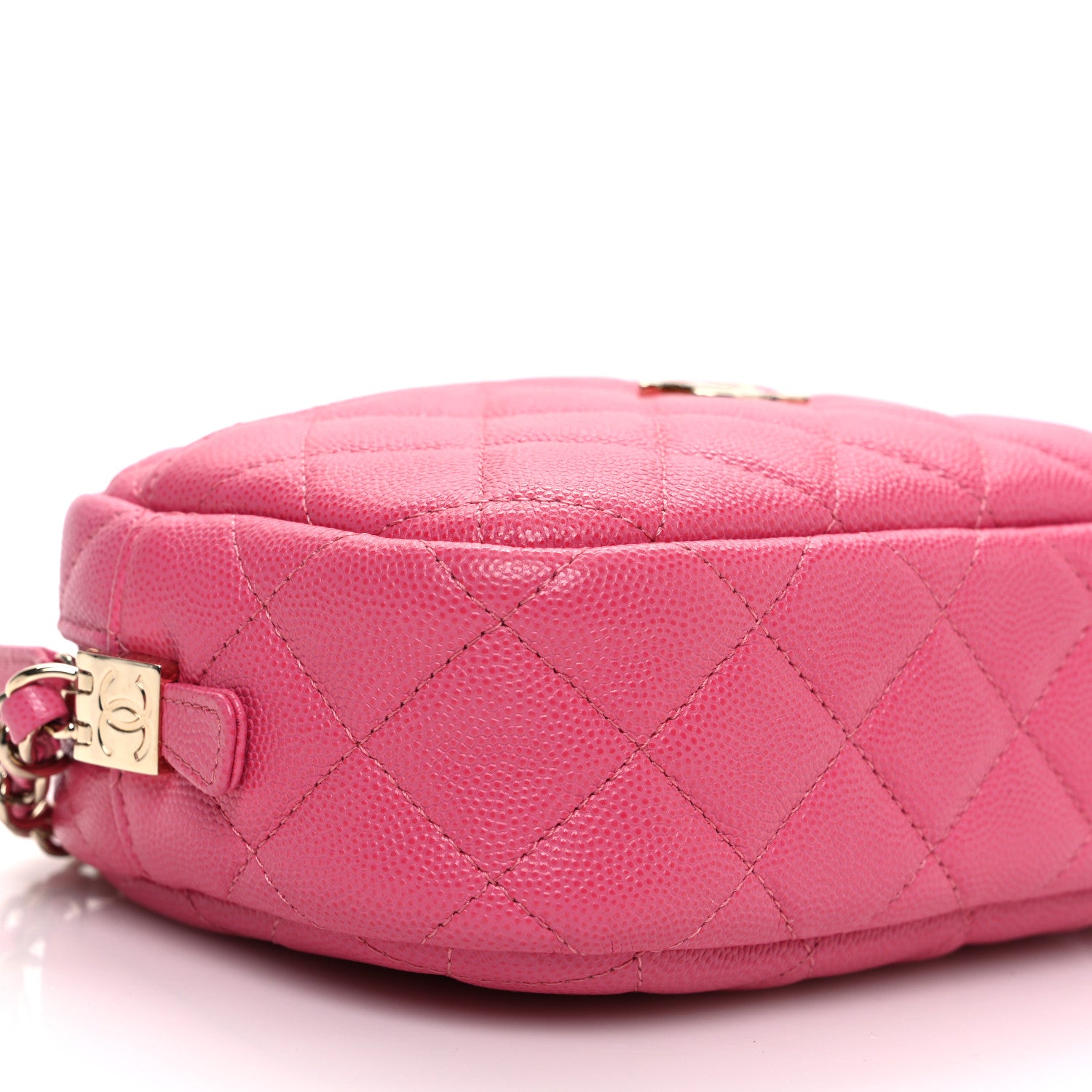 Chanel Iridescent Caviar Quilted Small Timeless Camera Case Pink 9 of 11