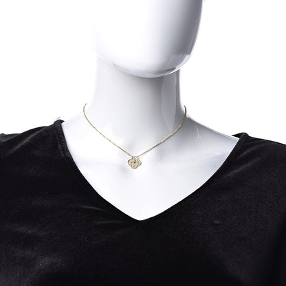 Van Cleef & Arpels 18K Yellow Gold Vintage Alhambra Pendant Necklace 2 of 7