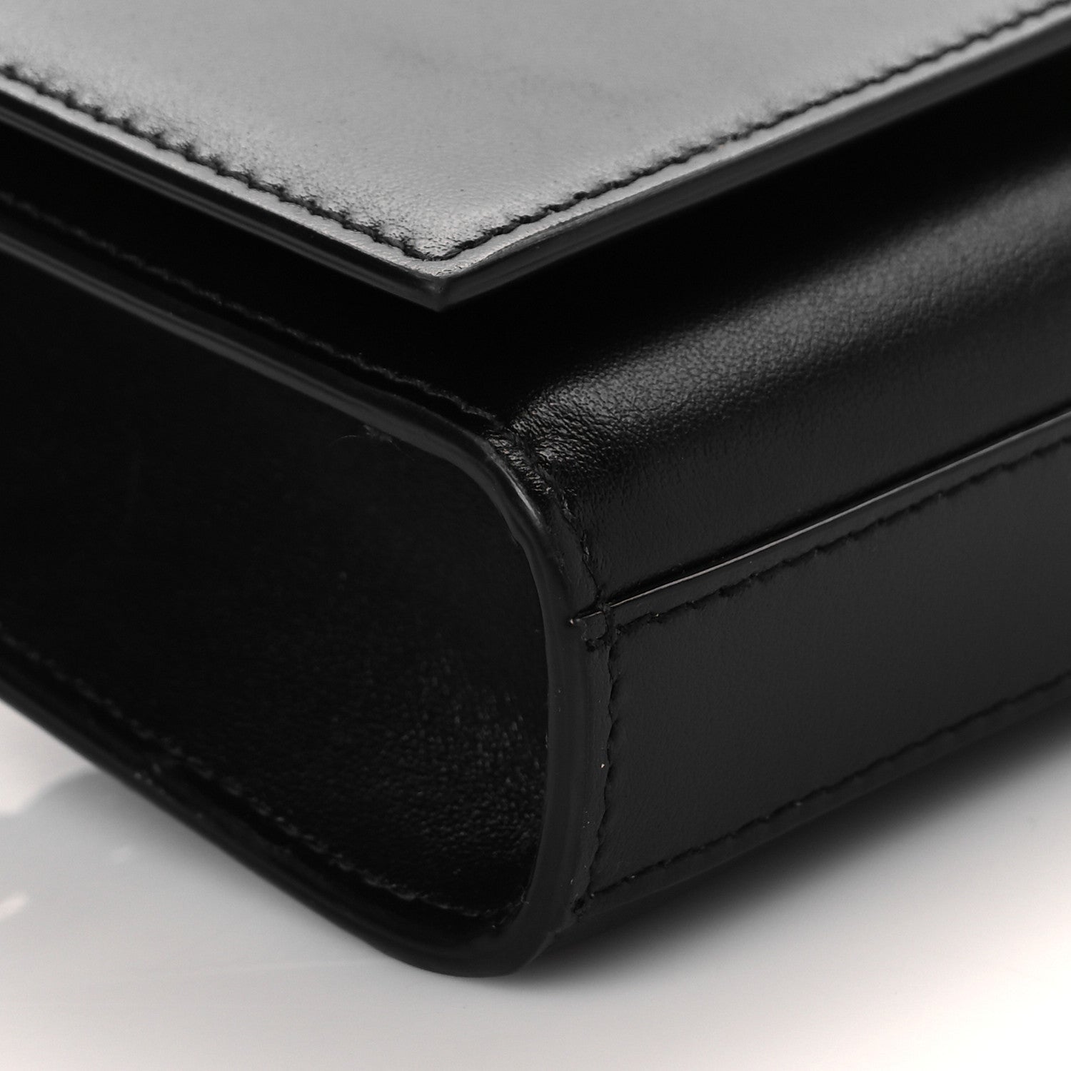 Saint Laurent Smooth Calfskin Monogram Kate Belt Bag Black 8 of 9