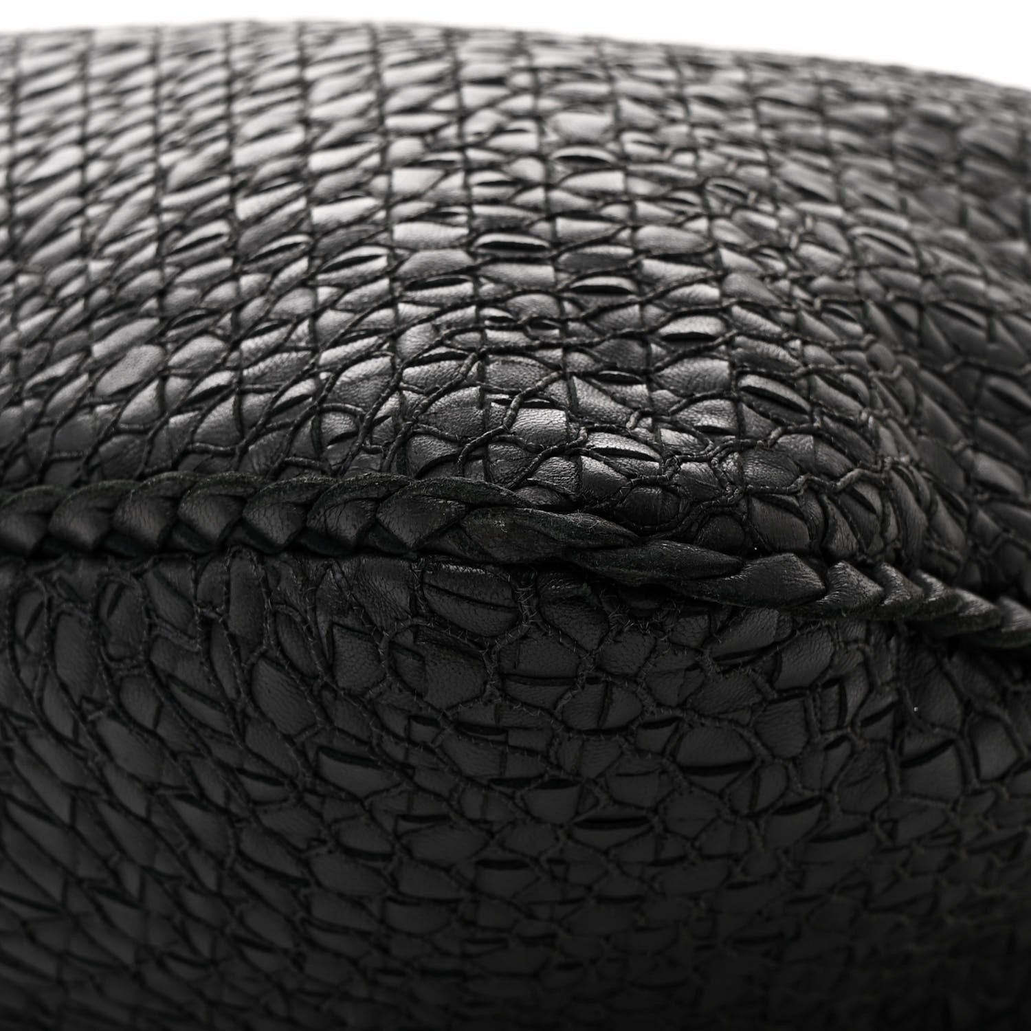 Bottega Veneta Nappa Intrecciato Weave Maxi Veneta Hobo Black 10 of 10