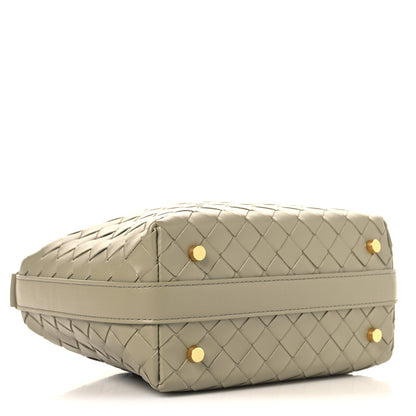 Bottega Veneta Calfskin Nappa Intrecciato Mini Wallace Travertine Travertine 4 of 9