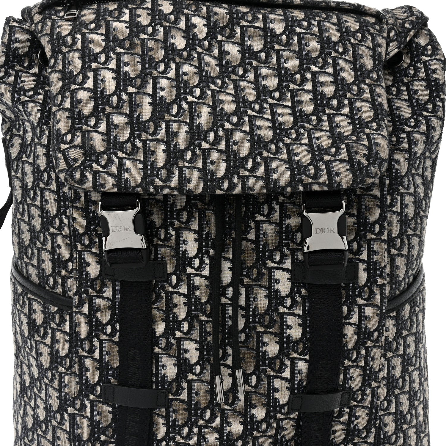 Christian Dior Oblique Explorer Backpack Blue Black 8 of 18