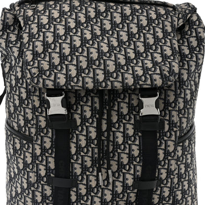 Christian Dior Oblique Explorer Backpack Blue Black 8 of 18