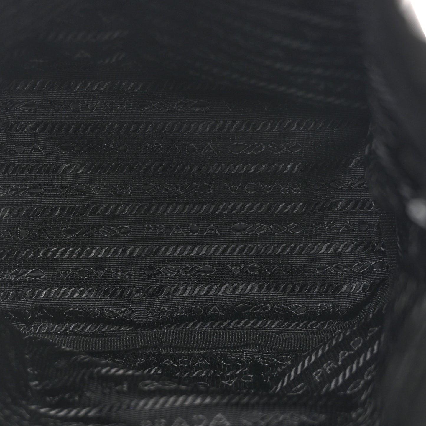 Re-Nylon Vela Drawstring Wristlet Pouch Black