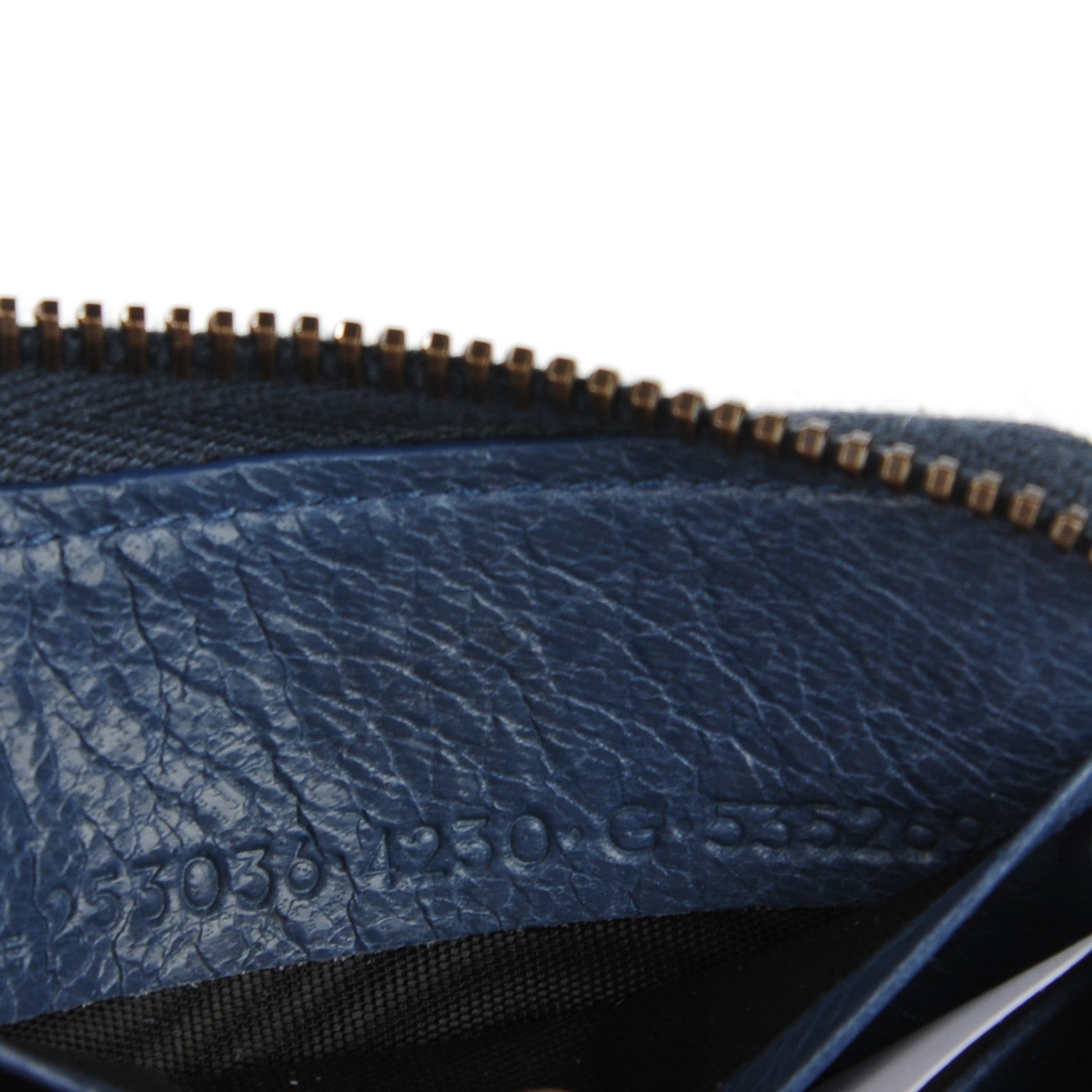 Balenciaga Agneau Classic Hardware Continental Zip Around Wallet Bleu Persan 8 of 8