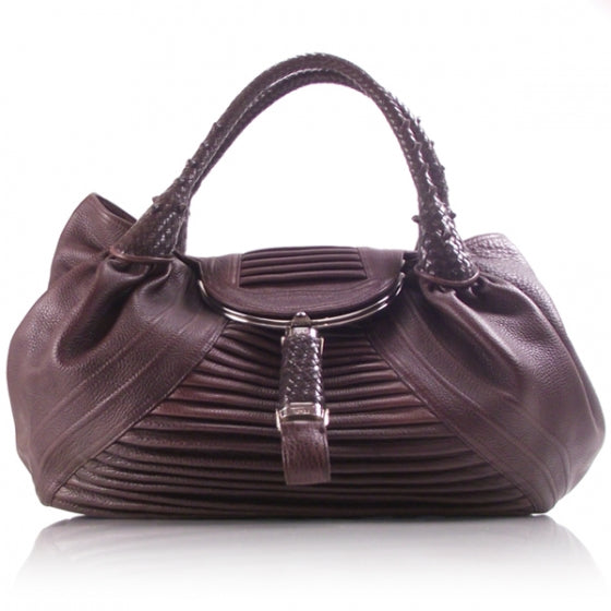 Leather Ribbed Spy Brown