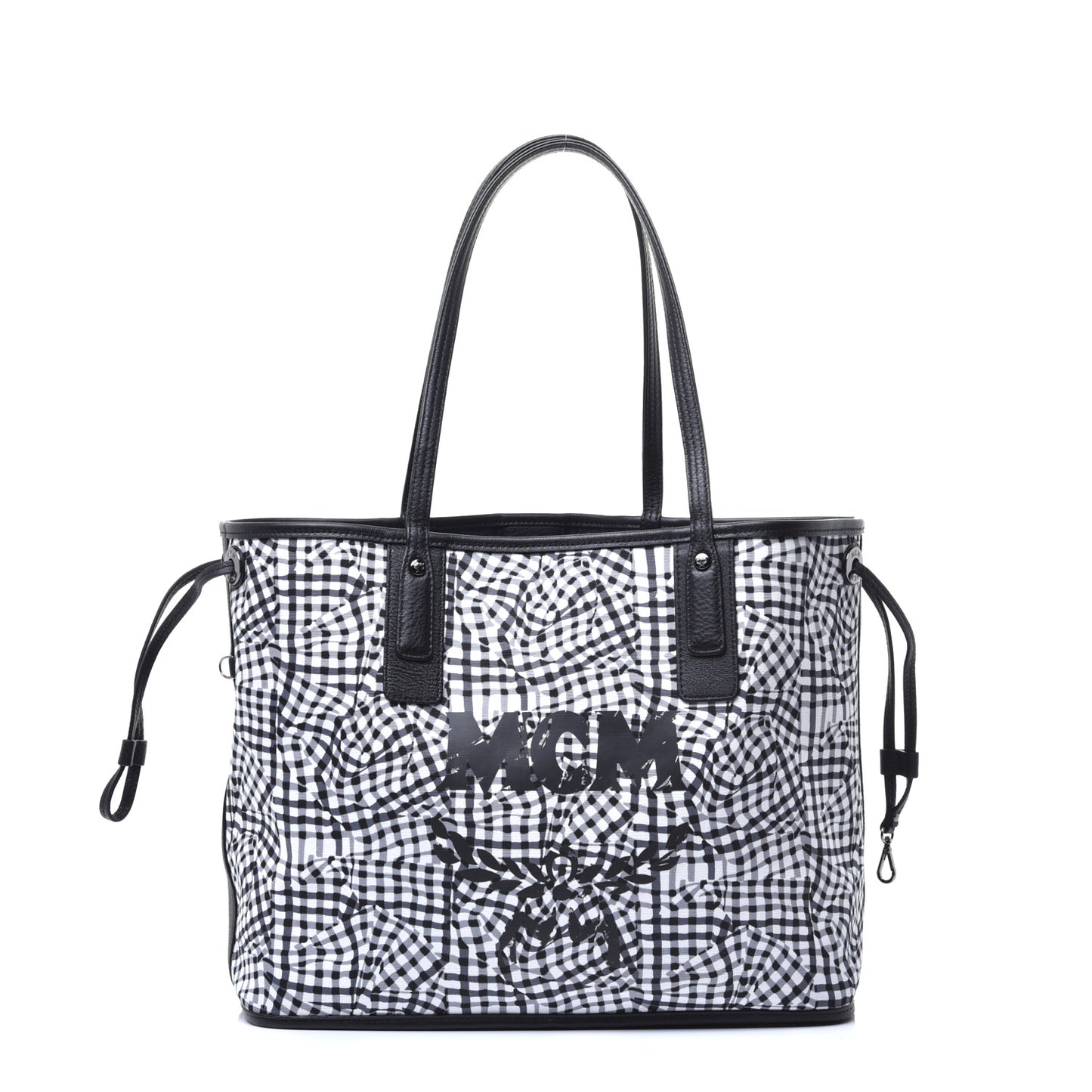 Visetos Medium Liz Reversible Shopper Tote Black