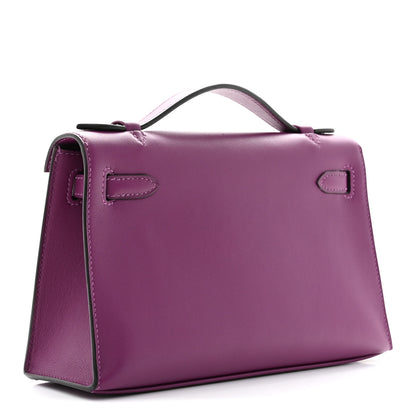 Hermes Swift Kelly Pochette Clutch Anemone 3 of 11